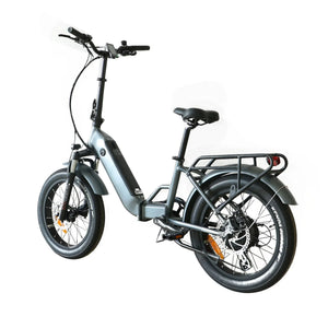 Coastal Cruiser CC Folding 750w Step Thru Ebike 20x3 Fat Tire Folding Electric Bike - Folding eBike - COAST|FOLDI|WHITE|0018 eBike Super Shop