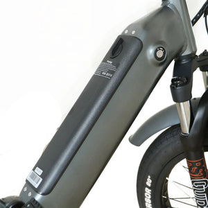 Coastal Cruiser CC Folding 750w Step Thru Ebike 20x3 Fat Tire Folding Electric Bike - Folding eBike - COAST|FOLDI|WHITE|0018 eBike Super Shop