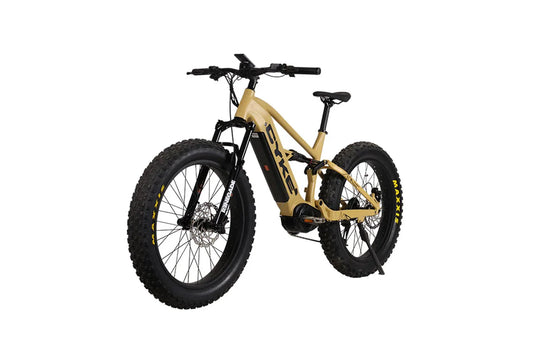 CYKE Electric Mountain eBike Falcon X - 48v 1000 w Electric Fat Tire Mountain eBike - Mountain eBike - CYKE|GREEN17IN|2612 eBike Super Shop