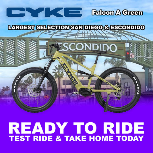 eBike Cyke Falcon A - Green - Ready to Ride