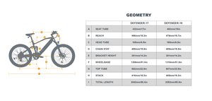 DEFENDER - Electric Bicycle - DEFENDER-275-17-GN eBike Super Shop