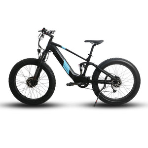 DEFENDER - S - Electric Bicycle - DEFENDER-S-AWD-26-17-BK eBike Super Shop