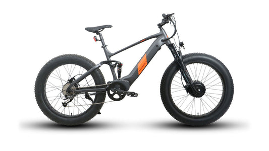 DEFENDER - S - Electric Bicycle - DEFENDER-S-AWD-26-17-GR eBike Super Shop