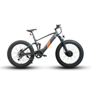 DEFENDER - S - Electric Bicycle - DEFENDER-S-AWD-26-17-GR eBike Super Shop