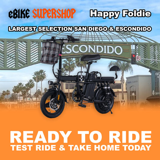 eBike Happy Foldie - Black - Ready to Ride
