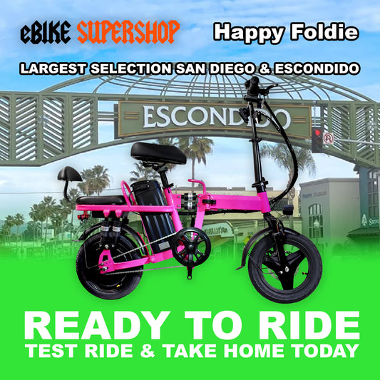 eBike Happy Foldie - Pink - Ready to Ride
