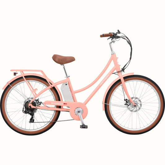 eBike Retrospec Beaumont Rev 3 - Blush - Ready to Ride