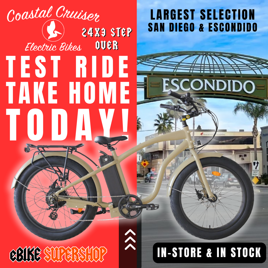 eBike Coastal Cruiser 24x3 Step Over - Sand Dune - Ready to Ride
