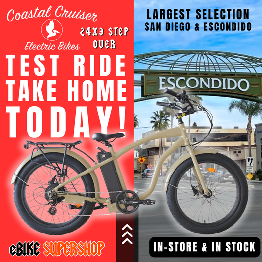 eBike Coastal Cruiser 24x3 Step Over - Sand Dune - Ready to Ride