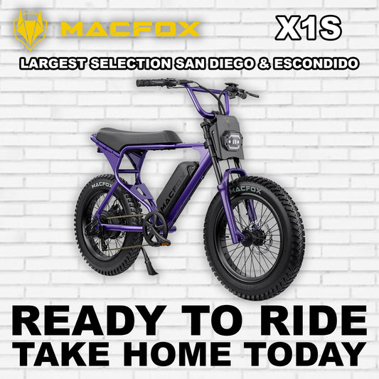 eBike Macfox X1S - Nebula Purple - Ready to Ride