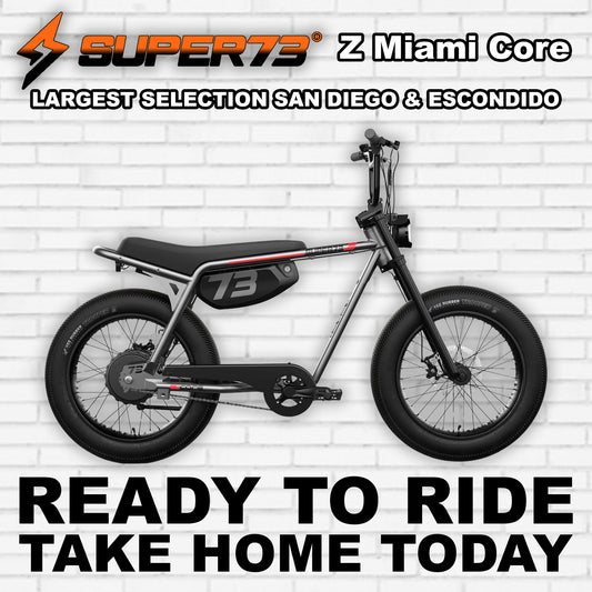 eBike Super73 Z Miami Core - Metallic Aluminum - Ready to Ride