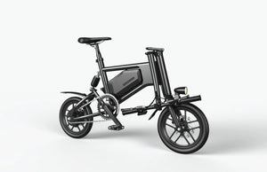 Black Ampira X5 eBike, side view, showcasing frame design and components