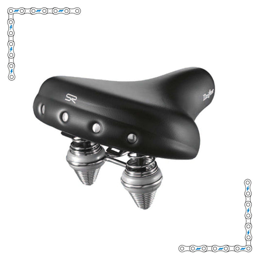 eBike Black Studded Gel Seat for Ebike - Accessories - EBIKE|ACCES|0454 eBike Super Shop