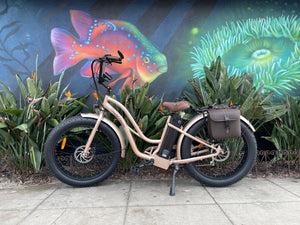 eBike Dark Brown Single Buckle Leather Saddle Bags for ebike - Accessories - EBIKE|ACCES|0421 eBike Super Shop