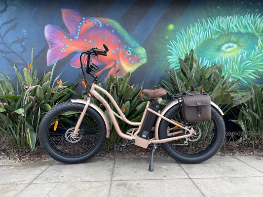 eBike Dark Brown Single Buckle Leather Saddle Bags for ebike - Accessories - EBIKE|ACCES|0421 eBike Super Shop