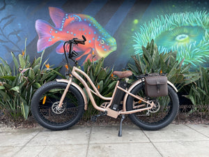 eBike Dark Brown Single Buckle Leather Saddle Bags for ebike - Accessories - EBIKE|ACCES|0421 eBike Super Shop