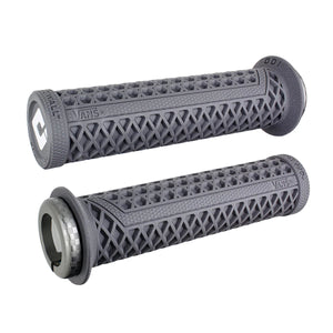 Grey Vans Lock-On eBike grips with textured surface, shown in a close-up product image.