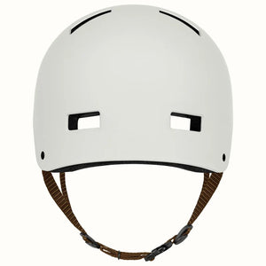 Retrospec Dakota eBike helmet in matte eggshell color, side view, size 6