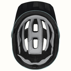 Matte evergreen Retrospec Rowan mountain bike helmet for eBikes, side view, size 7