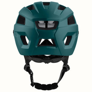 Retrospec Rowan mountain bike helmet in superior blue, size 6, designed for eBike use, shown from a side angle.