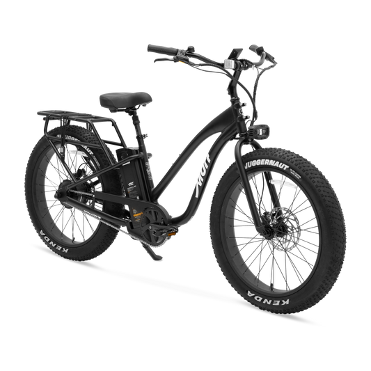 Obsidian Black Murf Alpha ST eBike side view against a white background