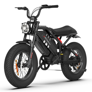 Raev Bullet GT V2 electric bike in metallic black, side view, against a plain background