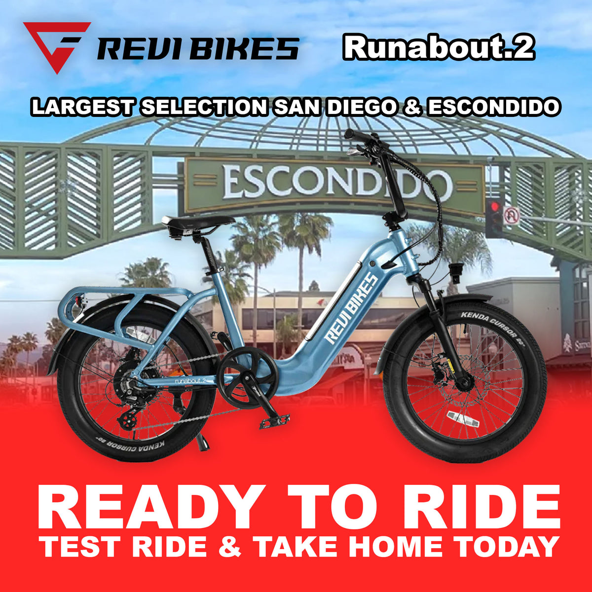 Electric bike in water blue color, side view, featuring a step-through frame and rear cargo rack, photographed against a plain background.
