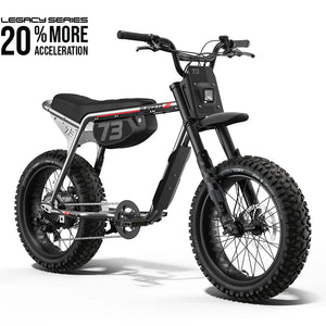 Side view of the Super73 Z Adventure Series eBike in a rugged outdoor setting, showcasing its sturdy frame, fat tires, and adventure-ready design.