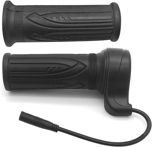 Black Super73 eBike full twist throttle part, designed for electric bikes, shown against a plain background.