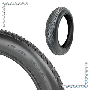 eBike Tires 20" x 4" Kenda Knobby for Fat Tire Electric Bike - Parts - EBIKE|TIRES|0501 eBike Super Shop