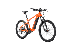 Velotric Summit 1 eBike in Sunrise Orange, side view, against a white background