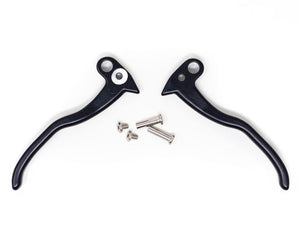 Front and rear brake lever blades, service brake pads, and brake discs for Ebox Dragster 2000 e-bike, displayed by Ebike Super Shop.