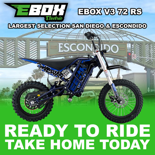 eMOTO Stomp Ebox V3 72 RS - Oneway Blue - Ready to Ride