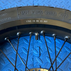 eMoto wheel set Michelin Super Moto CST 17x2.15 Complete Rear Wheel & Tire Set for Electric Moto Bike Use - Wheel & Tire Set - EBIKE|2242 eBike Super Shop