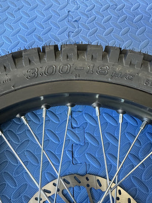 eMoto Wheel Set Shinko 244 Dual Sport 18" Complete Rear Wheel & Tire Set for Moto Bikes - Wheel & Tire Set - EBIKE|2330 eBike Super Shop