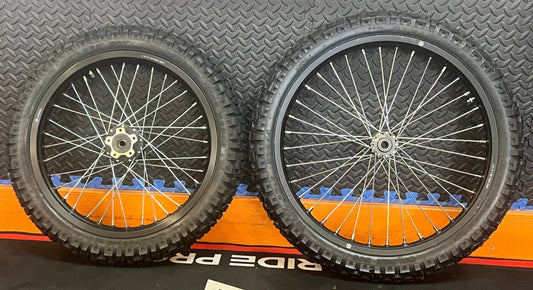 eMoto Wheel Set Shinko 244 Dual Sport 18"/19" Complete Front & Rear Wheel & Tire Set for Moto Bikes - Wheel & Tire Set - EBIKE|2371 eBike Super Shop