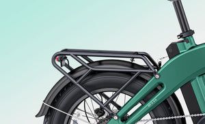 ENGWE EP-2 Pro 3.0 electric bike in matte black, shown from a side angle with fat tires, front suspension fork, rear rack, and foldable frame, displayed on a white background.