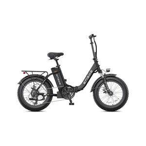 ENGWE L20 2.0 electric bike in Onyx Black, side view, displayed against a plain background