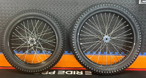 Eride eMoto Wheel Set Shinko 241 Dual Sport 18"/19" Front & Rear Wheel & Tire Set for Moto Bikes *Does not include rotor or sprocket* - Eride Wheel & Tire Set - EBIKE|2751 eBike Super Shop