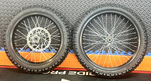 Eride eMoto Wheel Set Shinko 244 Dual Sport 17"/19" Front & Rear Wheel & Tire Set for Moto Bikes *Does not include rotor or sprocket* - Eride Wheel & Tire Set - EBIKE|2756 eBike Super Shop