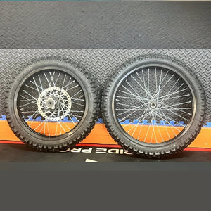 Eride eMoto Wheel Set Shinko 244 Dual Sport 17"/19" Front & Rear Wheel & Tire Set for Moto Bikes *Does not include rotor or sprocket* - Eride Wheel & Tire Set - EBIKE|2756 eBike Super Shop