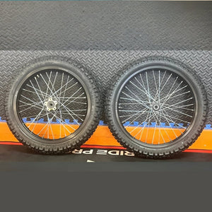Eride eMoto Wheel Set Shinko 244 Dual Sport 19"/19" Front & Rear Wheel & Tire Set for Moto Bikes *Does not include rotor or sprocket* - Eride Wheel & Tire Set - EBIKE|2760 eBike Super Shop