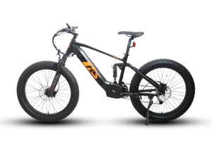 EUNORAU FAT - HS/Hunter X8 - Step Over - EUNOR|FAT - H|Black eBike Super Shop