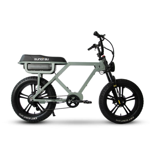EUNORAU Flash 750w Moto eBike 20x4 Fat Electric e - Moto Style eBike - Moto Style eBike - EUNOR|MOTO|GREYREAR|0376 eBike Super Shop