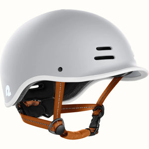 Matte bone Retrospec Remi eBike helmet accessory product image, side view