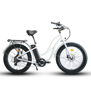 Fat Tire Step Thru 26x4 - 52v Beach Cruiser Electric Bike - Cruiser - 210000000770 eBike Super Shop
