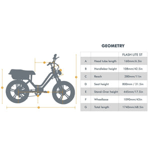 FLASH LITE ST 1.0 - Electric Bicycle - FLSHST2019YL1US eBike Super Shop