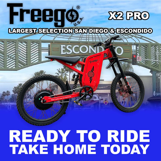 eMOTO Freego X2 Pro - Red - Ready to Ride