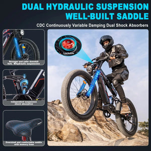 FREESKY Alaska M - 520 Pro 1000 w Mountain Ebike 4 Fat Tire Electric Fat Tire Mountain eBike - Mountain eBike - FREES|MOUNT|GREEN|0106 eBike Super Shop