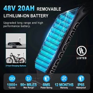 FREESKY Eurostar M - 410 1000 w Mountain Ebike 4 Fat Tire Electric Fat Tire Mountain eBike - Mountain eBike - eBike Super Shop